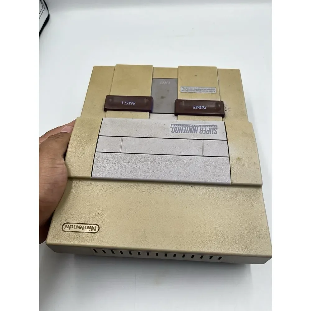 SNES super Nintendo Console Only - 100% Tested And Working.
